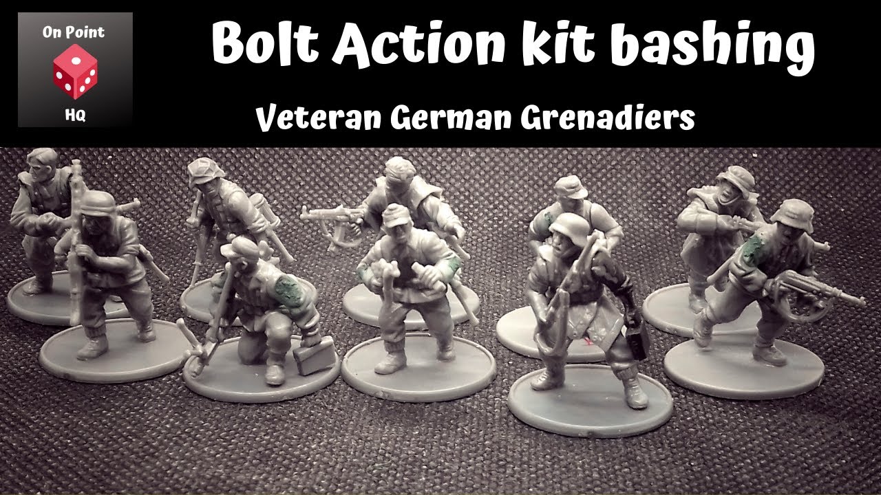 Bolt Action kit bashing - Veteran Grenadier section