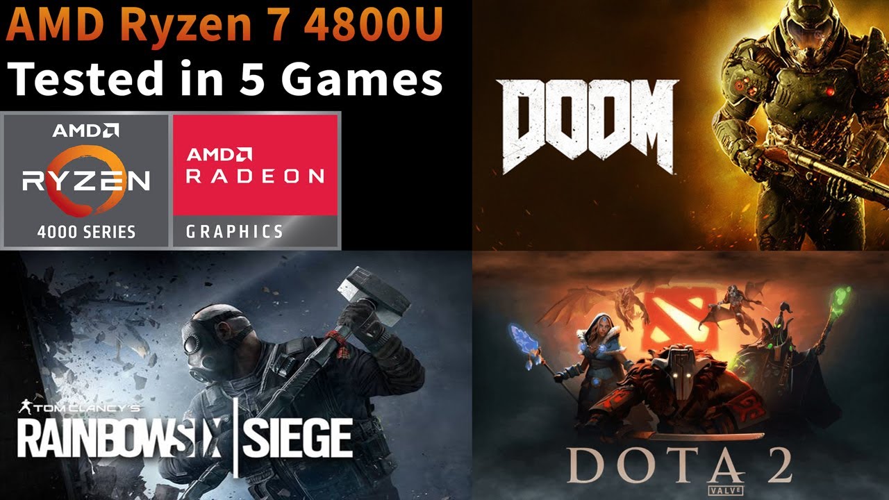 AMD Ryzen 7 4800U APU | Vega 8 | Tested 5 Games in 2023 Part 3