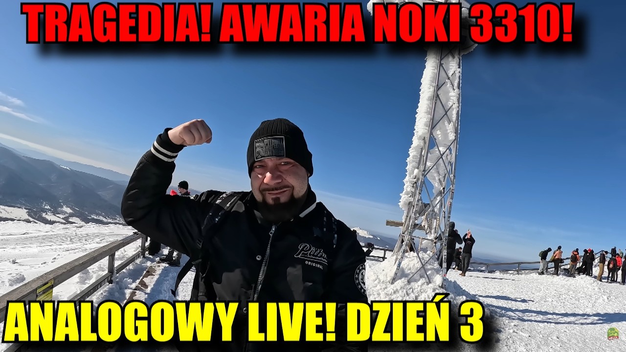 ANALOGOWY Live. Dzień 3. Awaria Noki 3310 TRAGEDIA!