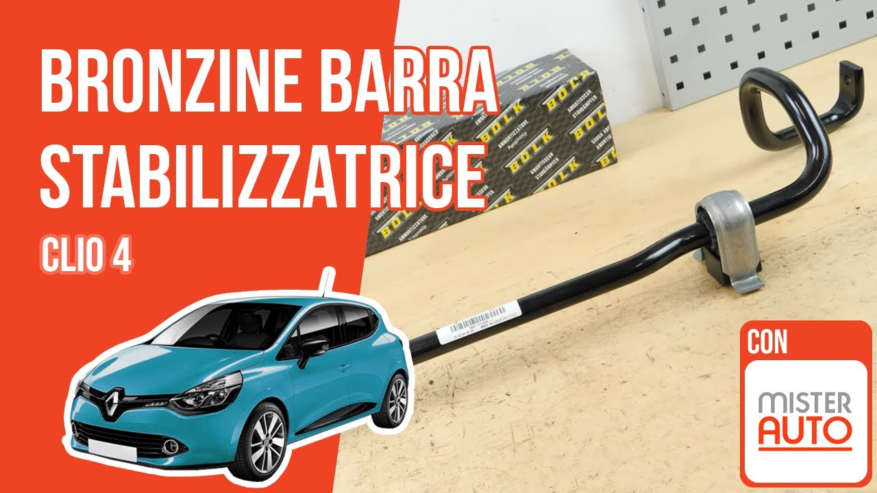 Sostituzione bronzine della barra stabilizzatrice Clio 4 🚗