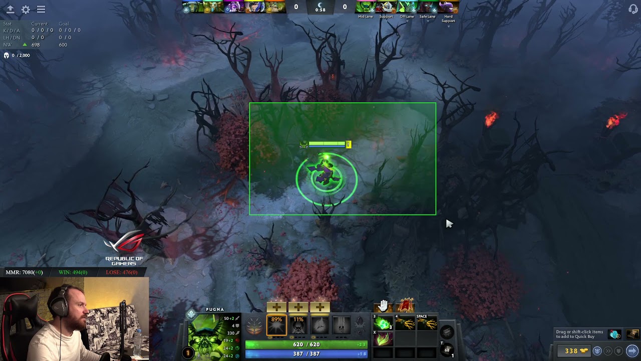 Dread 27.11.2021 pt 1 | Dota 2 - Pugna / Invoker / Zeus / Enchantress