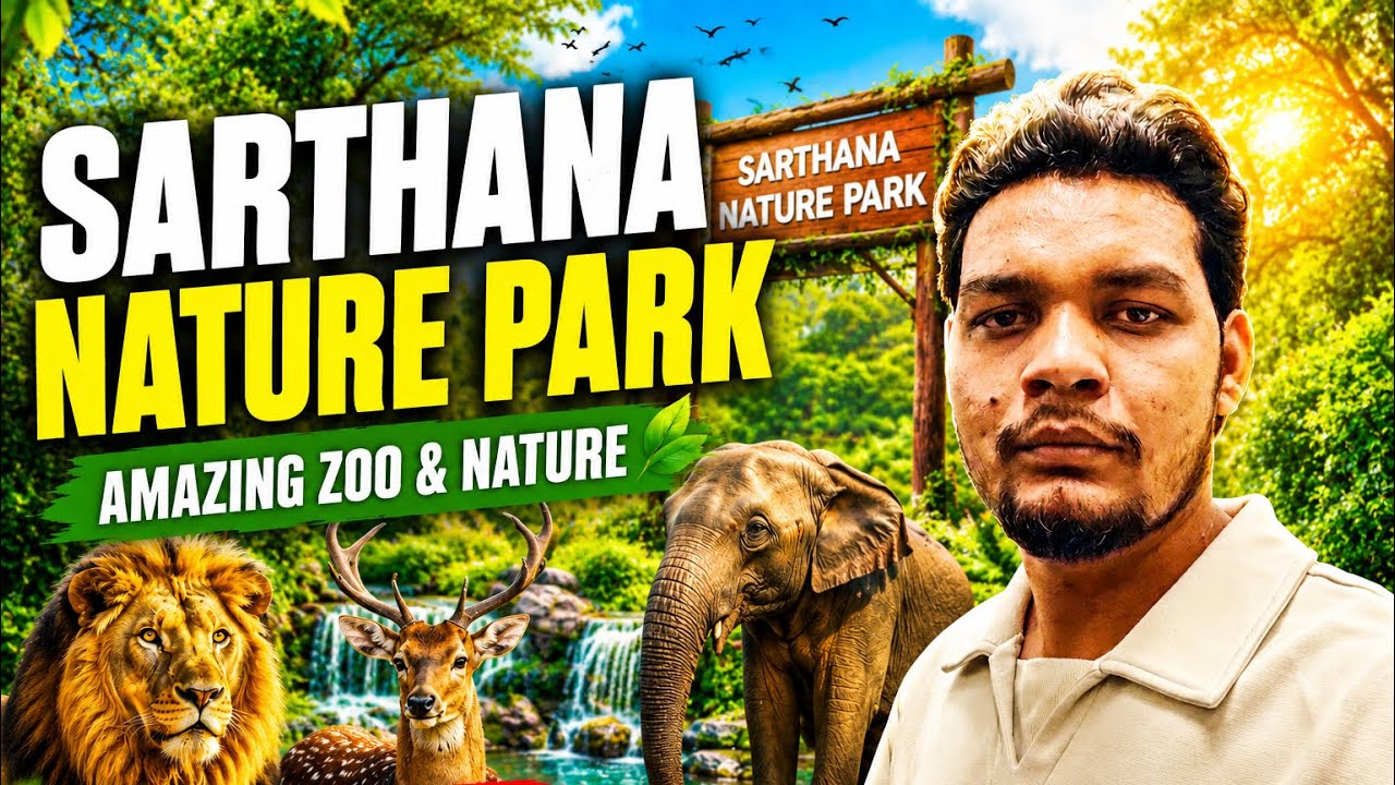     🌿 Sarthana Nature Park Surat Full Tour | Mini Zoo & Nature Vlog