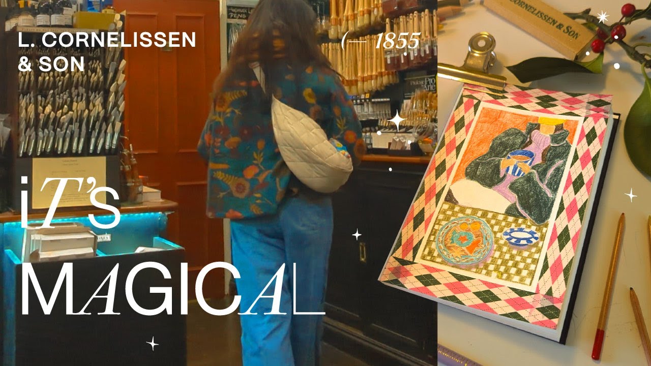 Quiet moment in London’s oldest art store ⊹ ࣪ ˖