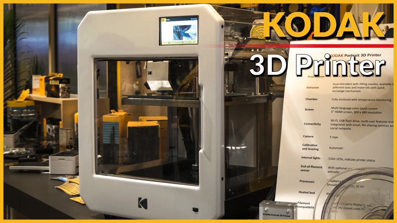 KODAK Portrait 3D Printer | CES 2018