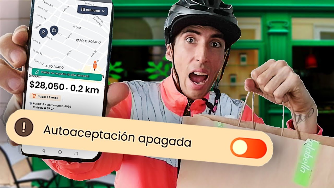 👉 Trabajando con Rappi SIN AUTOACEPTAR | Repartiendo Comida 🚴