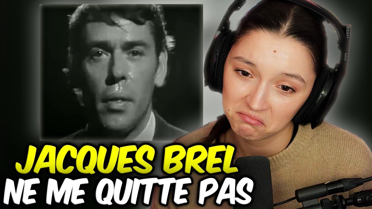 Jacques Brel - Ne me quitte pas | FIRST TIME REACTION