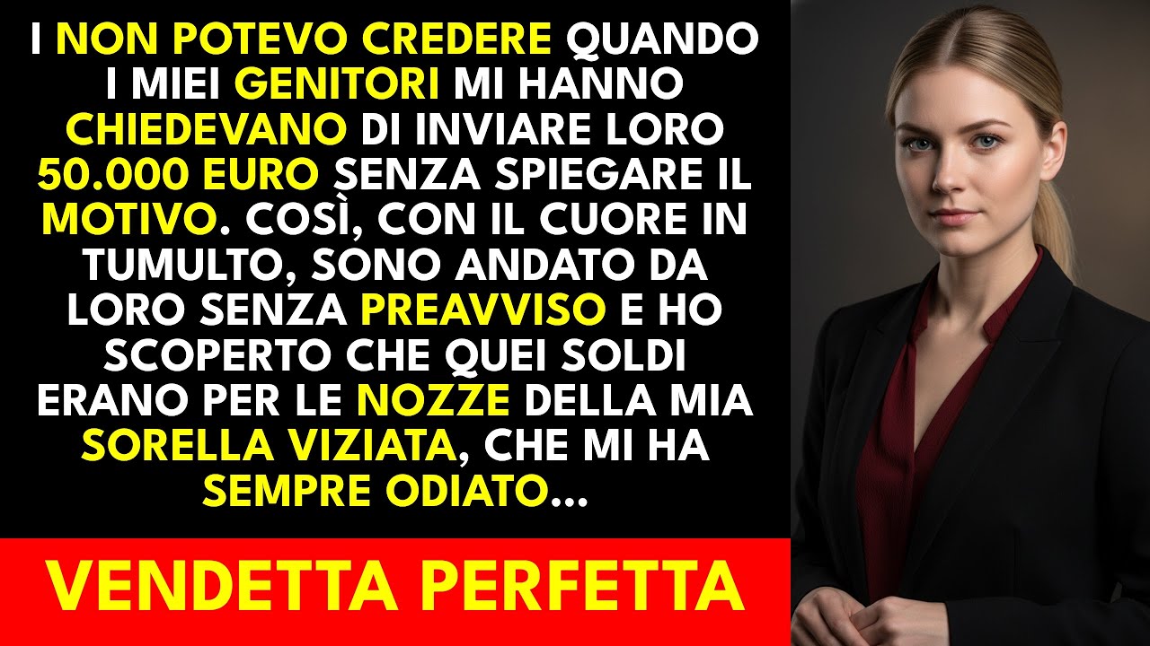 I Genitori Hanno Chiesto Di Inviarli 50K Subito, Ma Non Hanno Spiegato Perché. Sono Andato Da Lor...