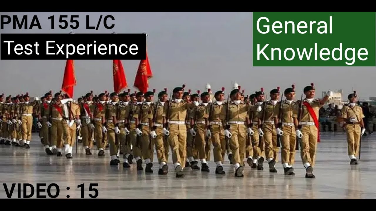 General Knowledge | PMA 155 L/C | Video : 15 | Military Mindset