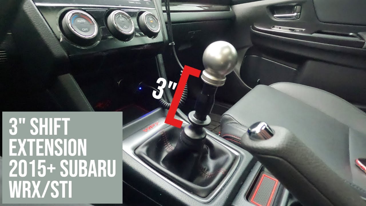 Shifter Extension | What Does it Do? | 2015+ Subaru WRX/STi