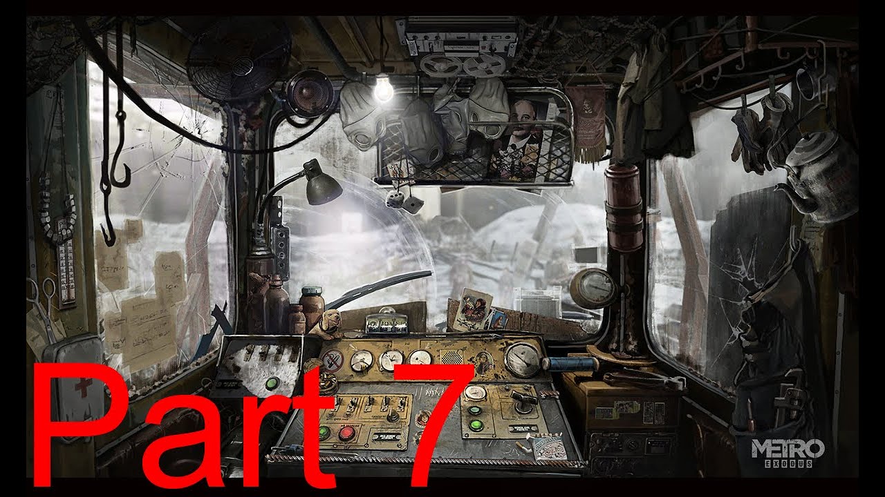 THE RAILCAR - Metro Exodus Story Walkthrough Gameplay Part 7 - (Xbox One X)