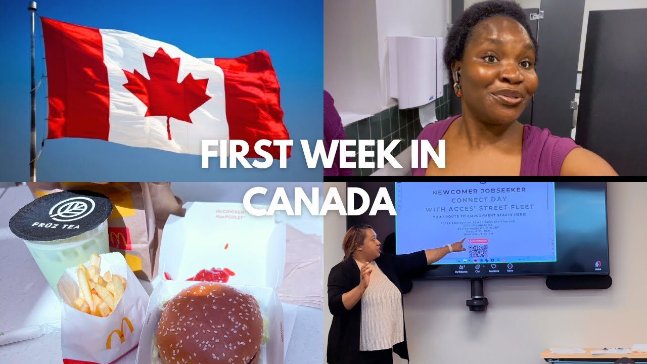 My First Week in Canada 🇨🇦 | Settling In, Church, Hair & Jobseeker Program