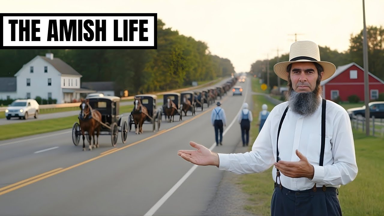 What Happens When 25 Amish Buggies Travel Together | The Amish Life