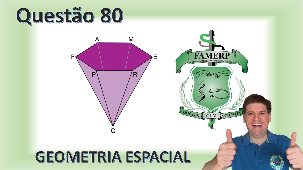 RESOLUÇÃO FAMERP 2021 GABARITO DA QUESTÃO 80