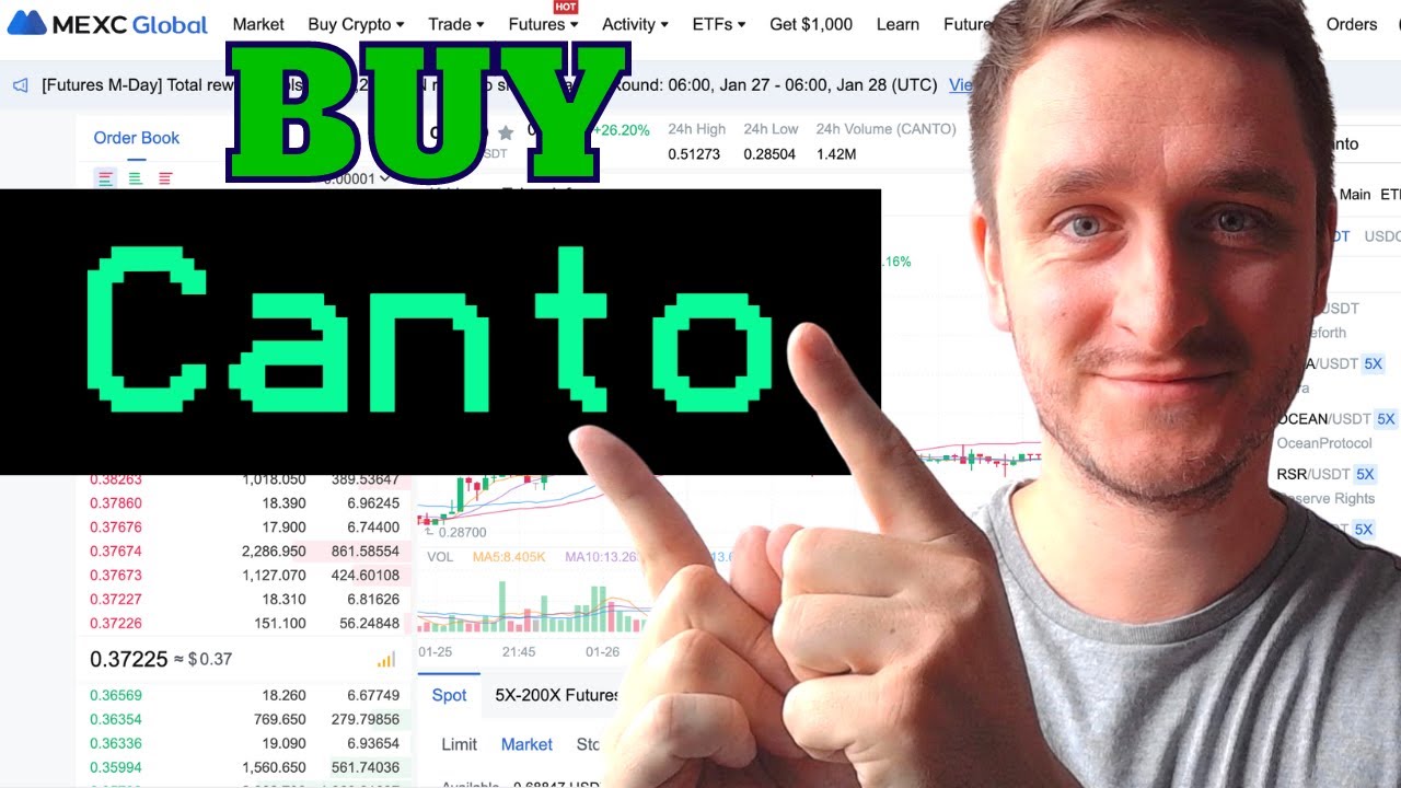 How to buy CANTO crypto coin on MEXC?