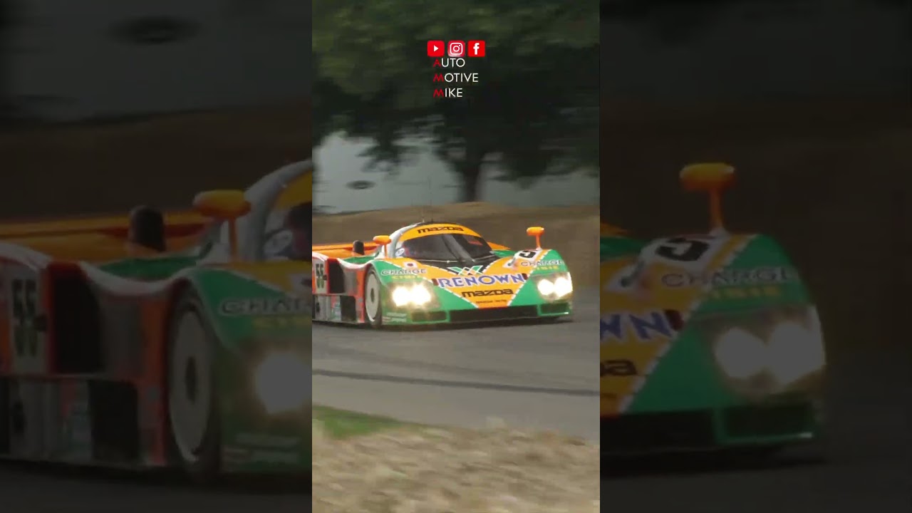 9.000rpm R26B 4-Rotor Mazda 787B PURE Engine Sound