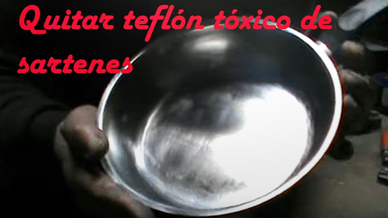 Sartenes, quitar teflón antiadherente