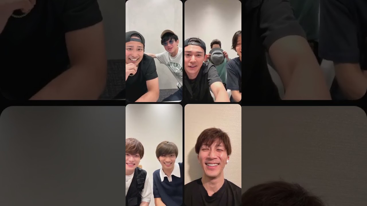 250801 Aぇ! group インスタライブ (w/ SUPER EIGHT&WEST.&なにわ男子)