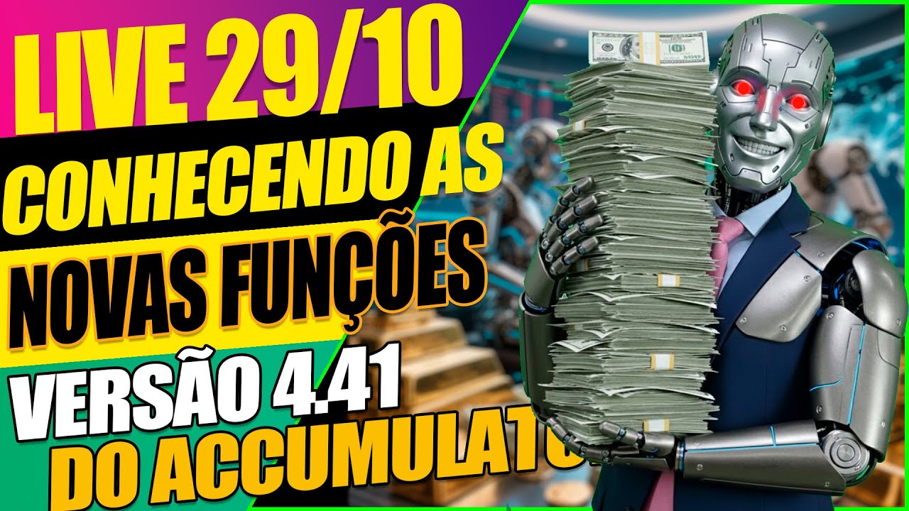 LIVE TIRA D&Uacute;VIDAS COM TRADER ARQUEIRO SOBRE O ROB&Ocirc; ARCHER ACCUMULATOR VERS&Atilde;O 4.41