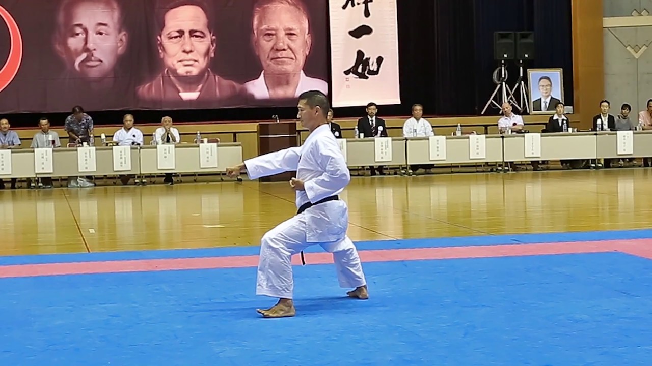 IOGKF World Budosai 2016 - Tetsuji Nakamura. Seisan kata and bunkai.