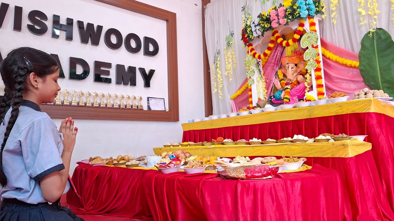 🎉 आओ लगाएं 56 भोग || Ganesh Ji Aarti || Jay Ganesh Jay Ganesh || SHRI GANESH UTSAV at WISHWOOD