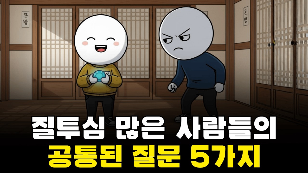 당신을 질투하는 사람들이 반드시 던지는 5가지 질문 (교묘한 심리 대처법)