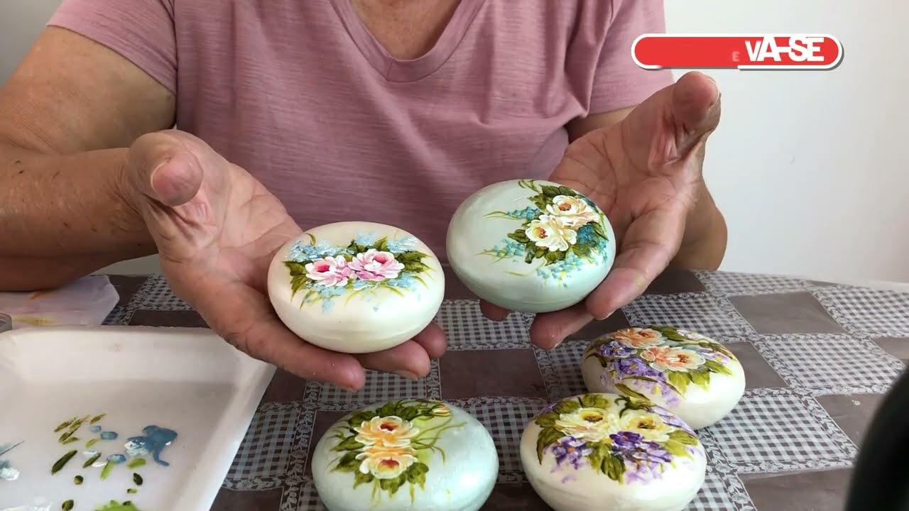 como pintar sabonetes passo passo