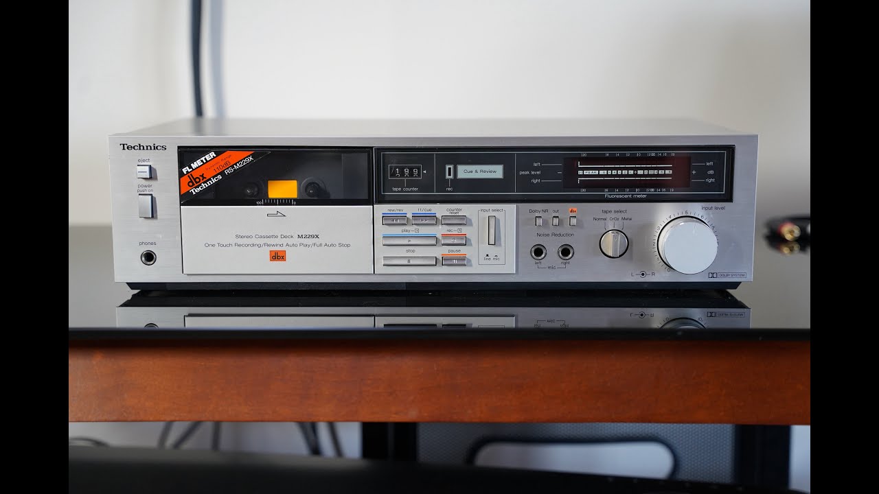 Technics RS-M229X: Record and Playback with Dolby and DBX