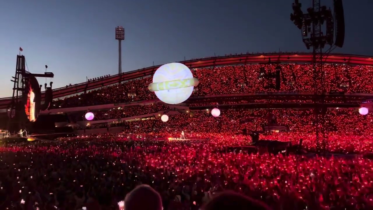 Coldplay - Fix You - Live Ullevi Göteborg ( Gothenburg ) 8/7 2023