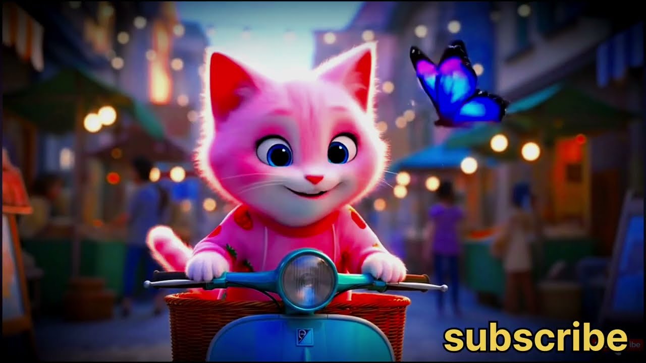 A Brave Kitten's Journey 🥱 
