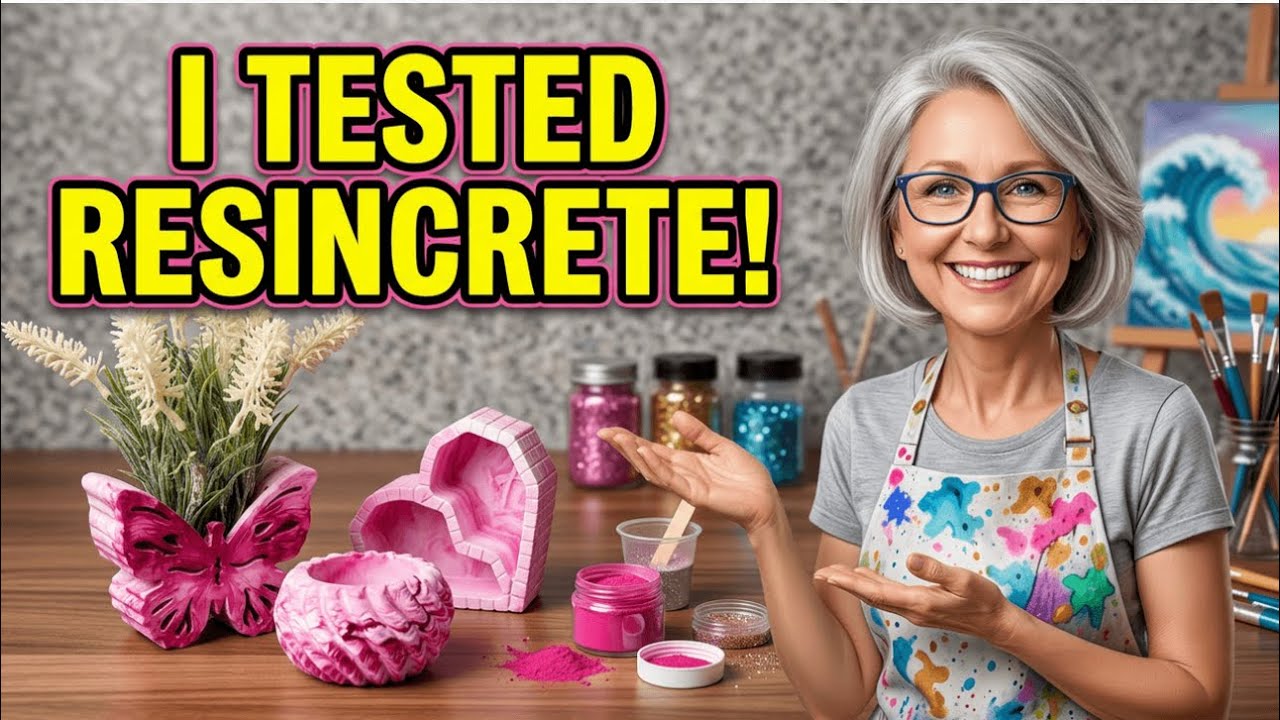 How I made Beautiful Creations with ResinCrete @JDictionResin 