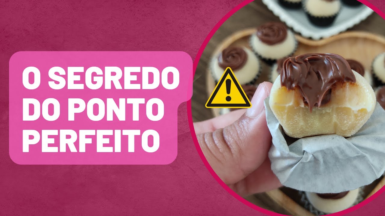 NUNCA MAIS ERRE O PONTO DO BRIGADEIRO DE ENROLAR