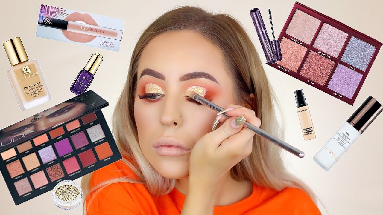 HOT FIRE CUT CREASE MAKEUP TUTORIAL | SIGMA CHROMA GLOW PALETTE | KASEY RAYTON