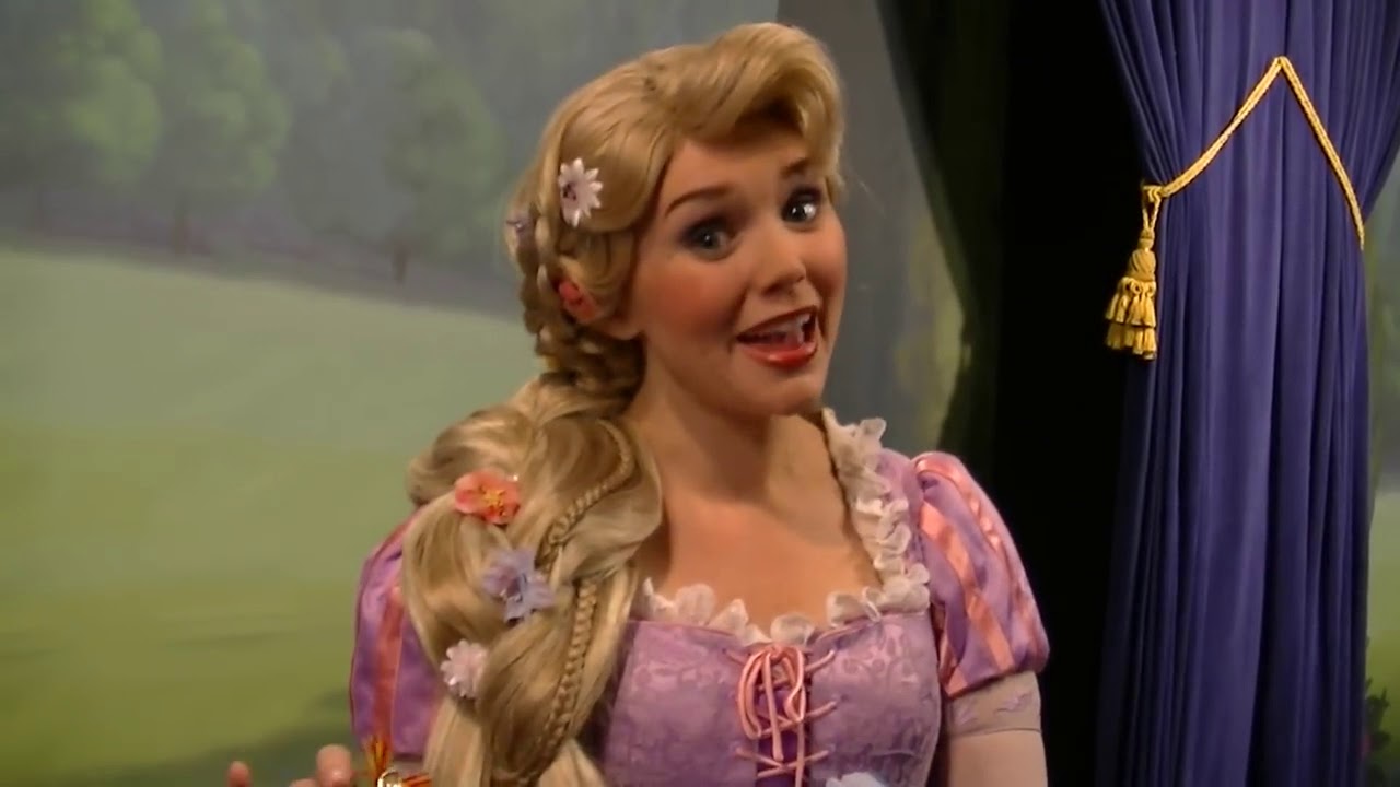 Walt Disney World's Princess Meet and Greet Cinderella Rapunzel Aurora in Magic Kingdom