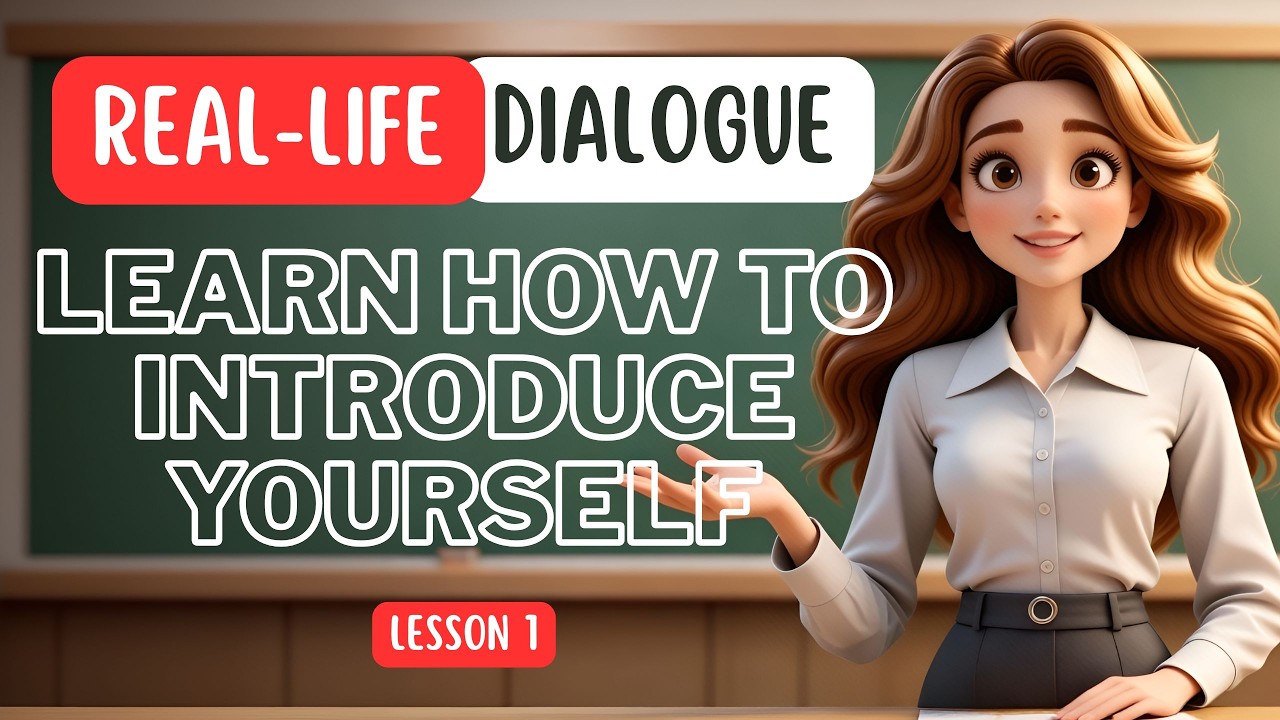 Introduce Yourself in English Naturally - Beginner Shadowing Practice