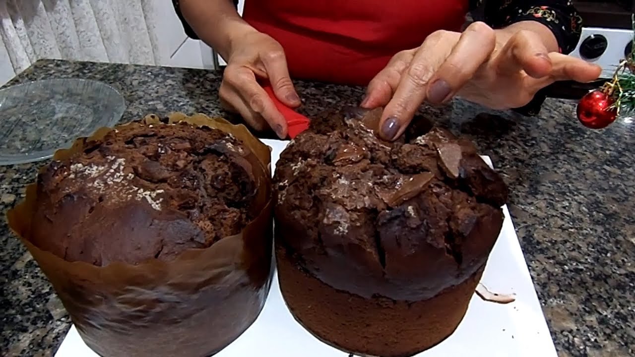 PANETONE MASSA DE CHOCOLATE - LUCRO CERTO ! $$$