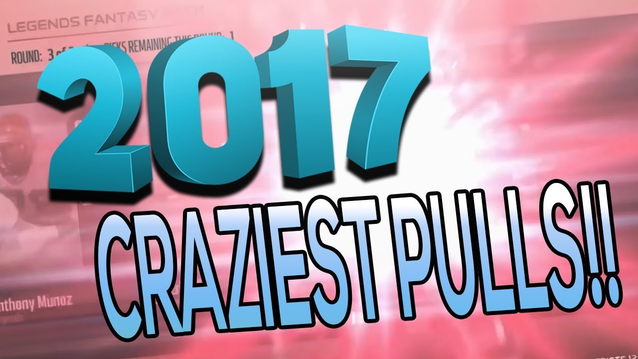 CRAZIEST PULLS FROM 2017!! BEST PULLS IN MUT 18 FROM 2017!! |MADDEN 18 ULTIMATE TEAM PACK OPENING
