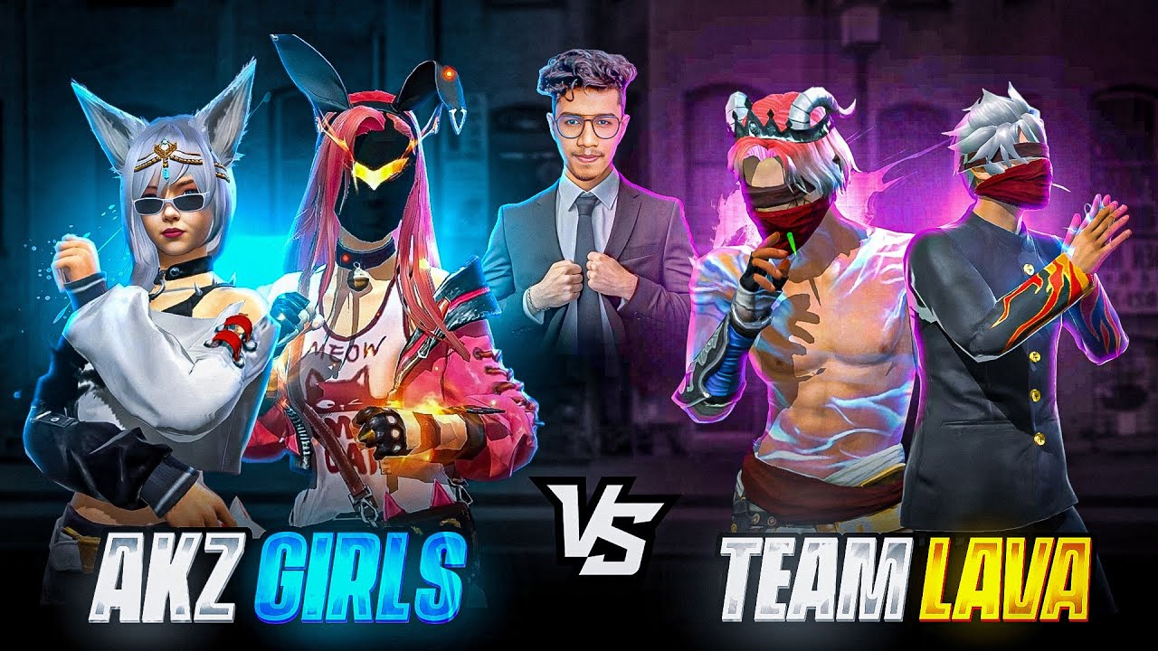 AKZ GIRLS VS TEAM LAVA 🔥 തീ പാറി 😱 Freefire Malayalam #akshayakz