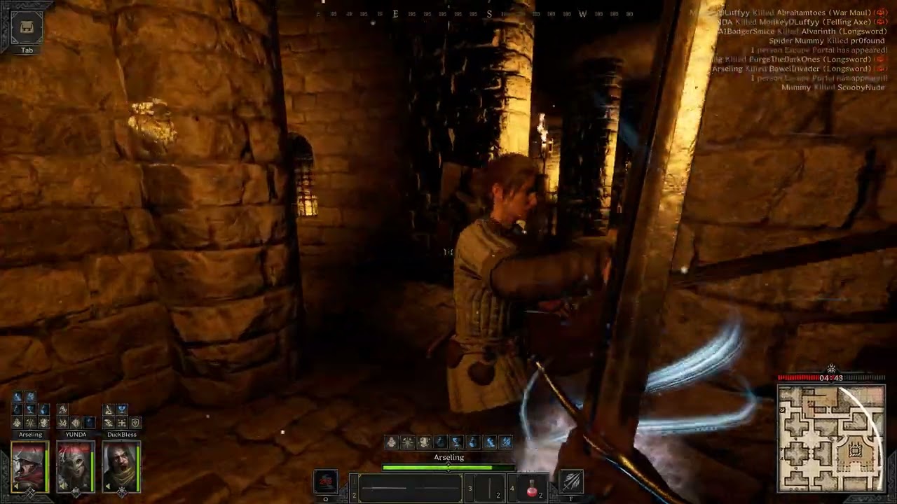 Quick and clean strikes with the long sword