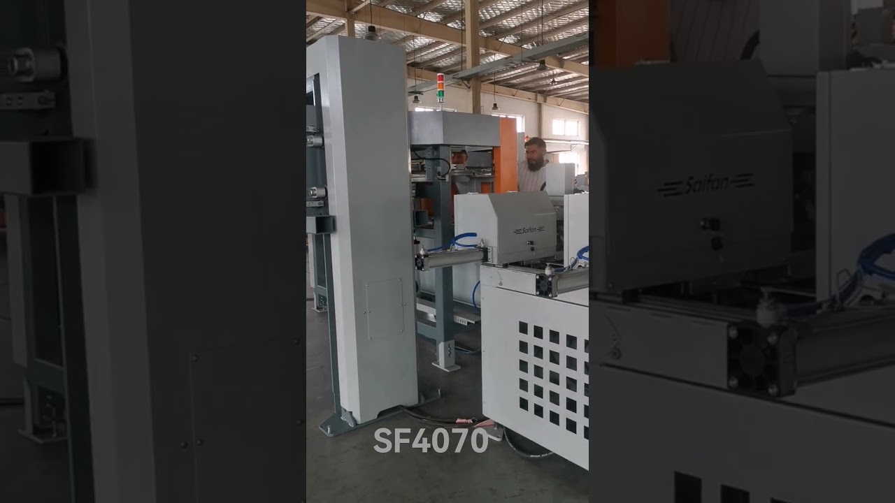 SF4070 pallet collar pinning stacking machine