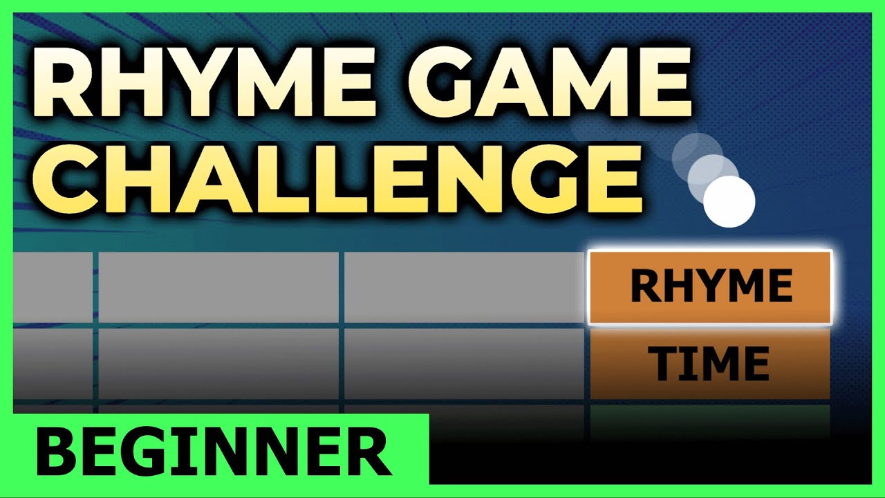 Freestyle Rap Challenge #2 - Rap on Beat With This Rhyming Tool