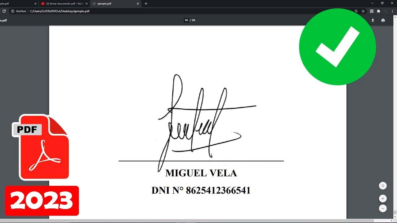 COMO FIRMAR EN UN PDF SIN IMPRIMIR NI ESCANEAR 2025