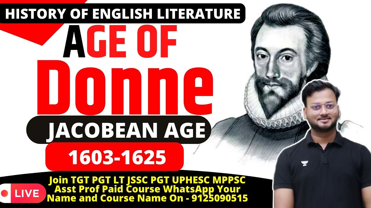 History Of English Literature | History of English Literature in Hindi | Age Of Donne | Jacobean Age