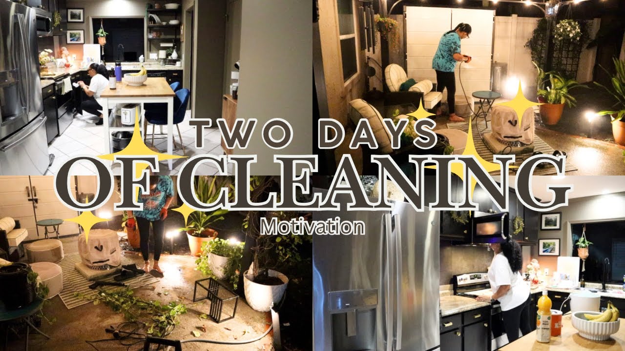 *NEW* Two Day's of Cleaning Motivation. Deep Clean With Me.