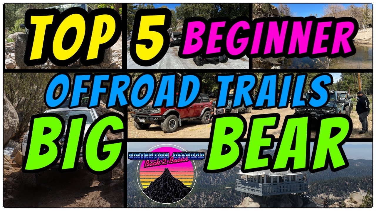TOP 5 Beginner Trails in Big Bear, California! Back 2 Basics