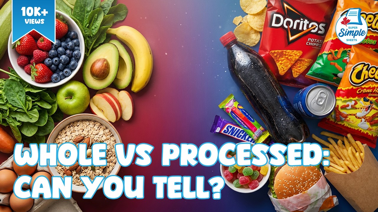 Whole Foods vs Processed Foods | What Kids Need to Know