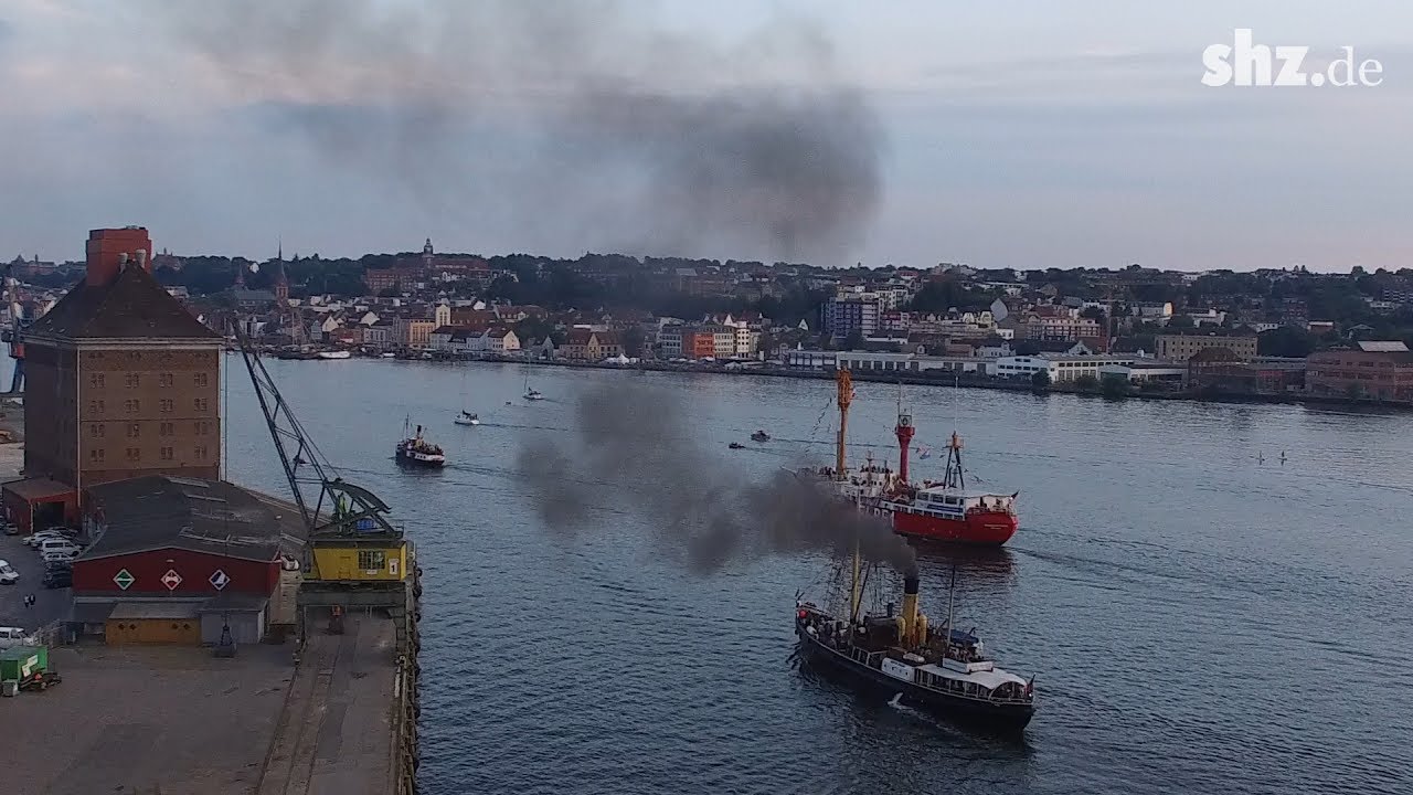 Die dicken Dampfer sind da: Dampf Rundum in Flensburg