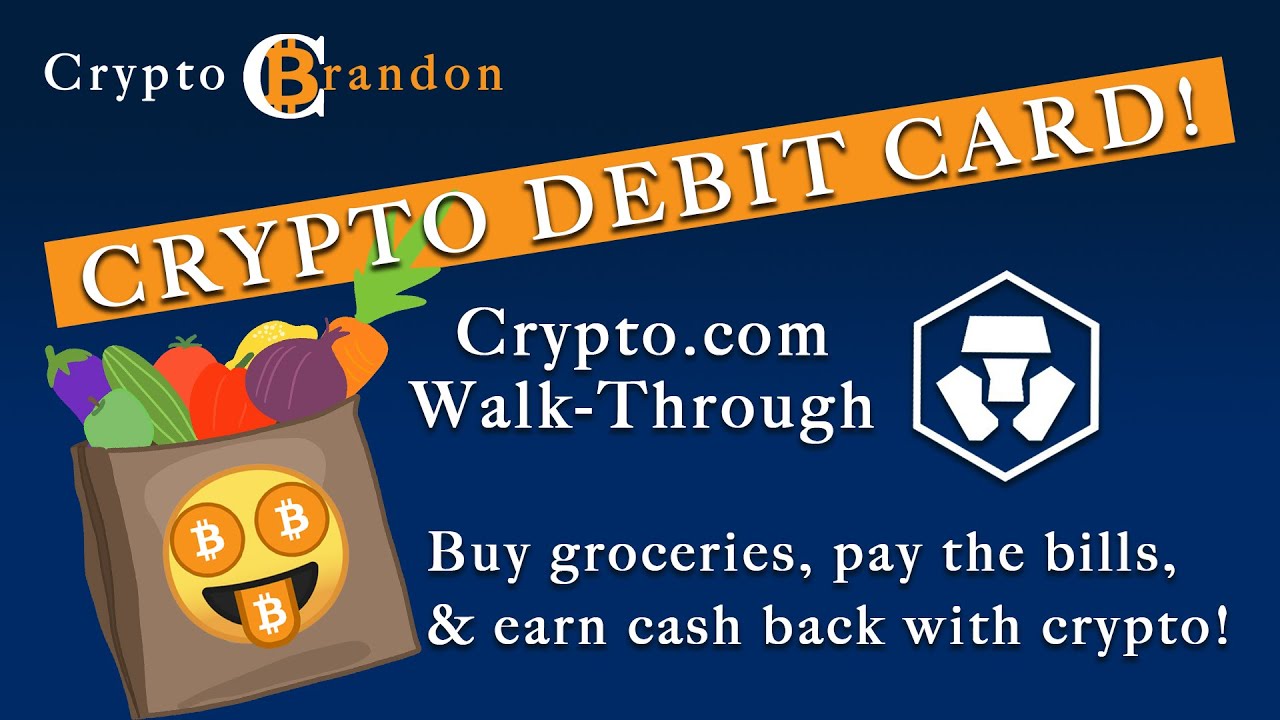 Buy groceries & Earn Cash back with CRYPTO DEBIT CARD! | Crypto.com Walk-Through
