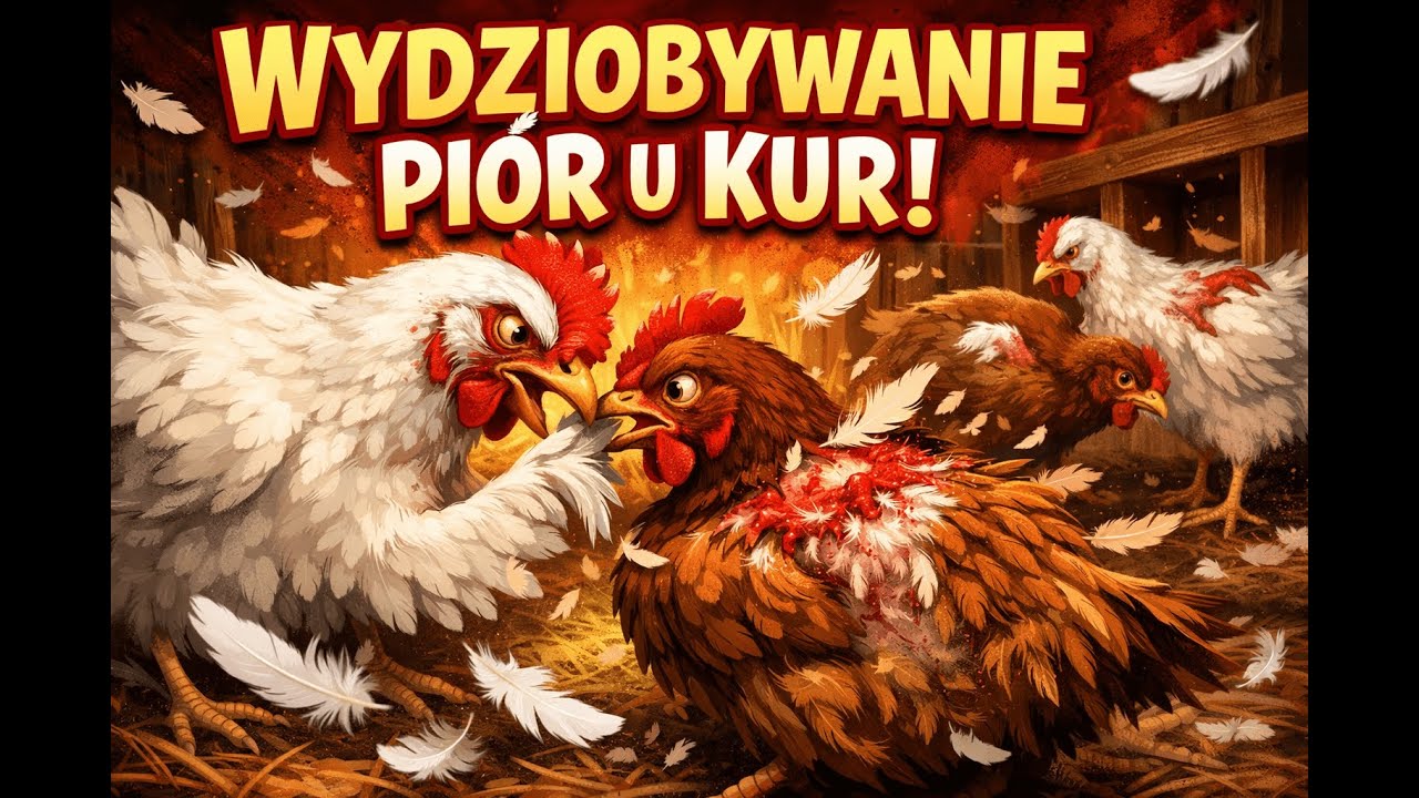 Odcinek 1809 WYDZIOBYWANIE PIÓR U KUR! PRZYCZYNY, OBJAWY, LECZENIE