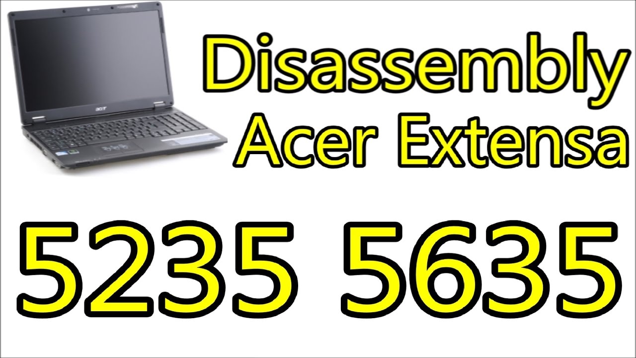 How To Open & Clean Fan Acer Extensa 5235 5635 Series | Disassembly Notebook