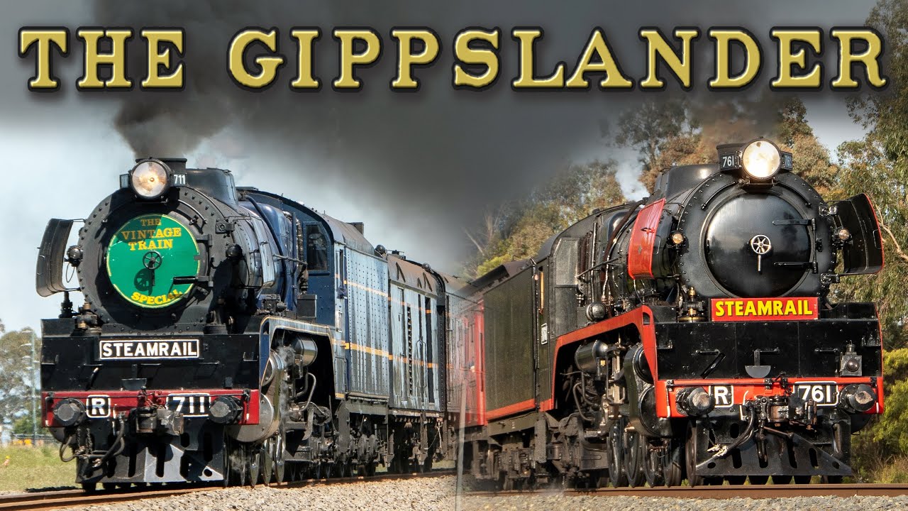The Bairnsdale Great Locomotive Swap! (Steamrail Victoria's The Gippslander) | R711, R761